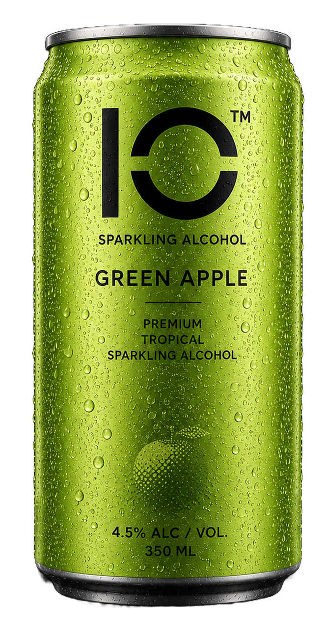 IO Green Apple — 350 ml can